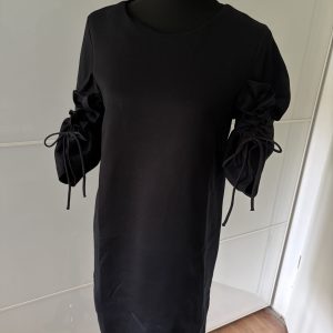 COS Kleid Marineblau mit Bindedetail
