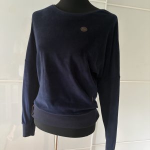 Naketano Samt-Sweatshirt Dunkelblau