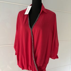 Zabaione Bluse Nadine Rot/Pink