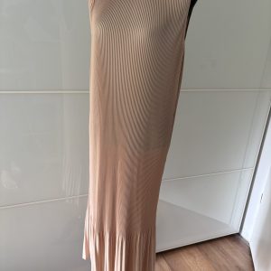 H&M Plissee-Kleid Nude