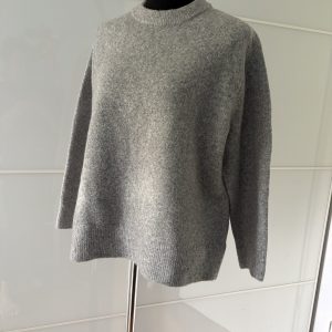 Stradivarius Strickpullover Grau