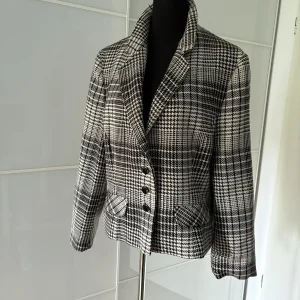 Nord Roecke Karo-Blazer Schwarz Weiss