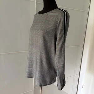 Street One Glencheck Bluse Grau Gruen