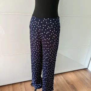 Reserved Marineblaue Punkte-Hose