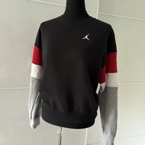 Jordan schwarzes Colorblock-Sweatshirt