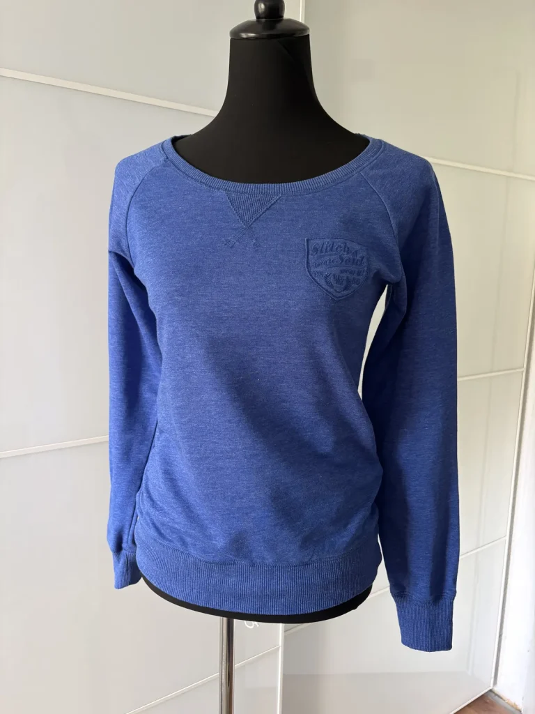 Stitch & Soul Sweatshirt blau meliert