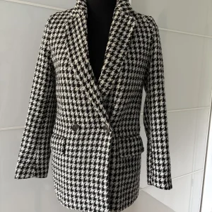 Blazer Hahnentritt Schwarz Weiß