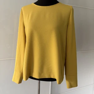 OPUS Bluse Langarm Senfgelb